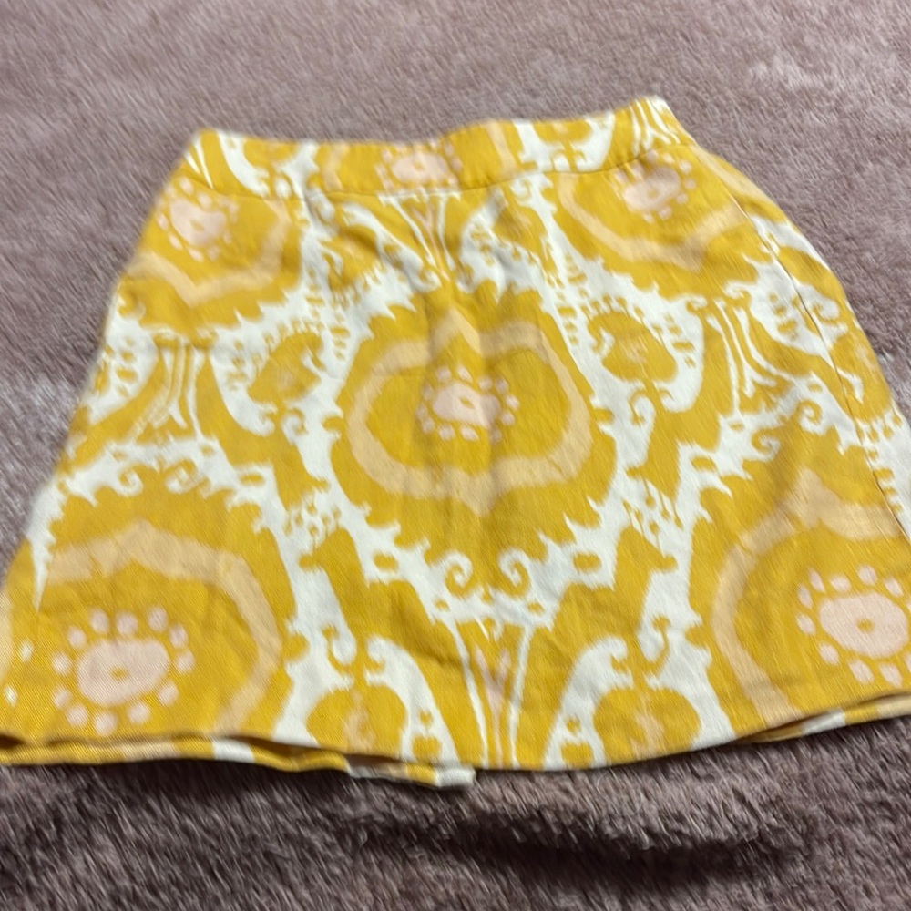 J.crew linen skirt
